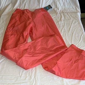 NWT Columbia waterproof rain pants size L(14/16)